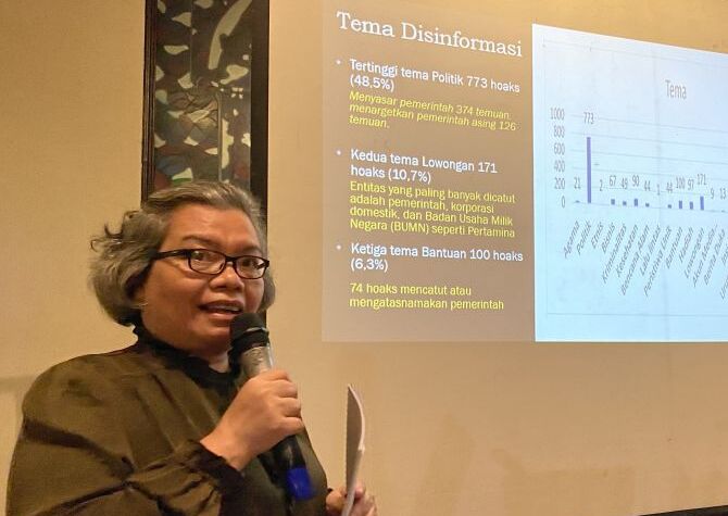 Setahun Terakhir 1.593 Kasus Hoaks Didominasi Politik