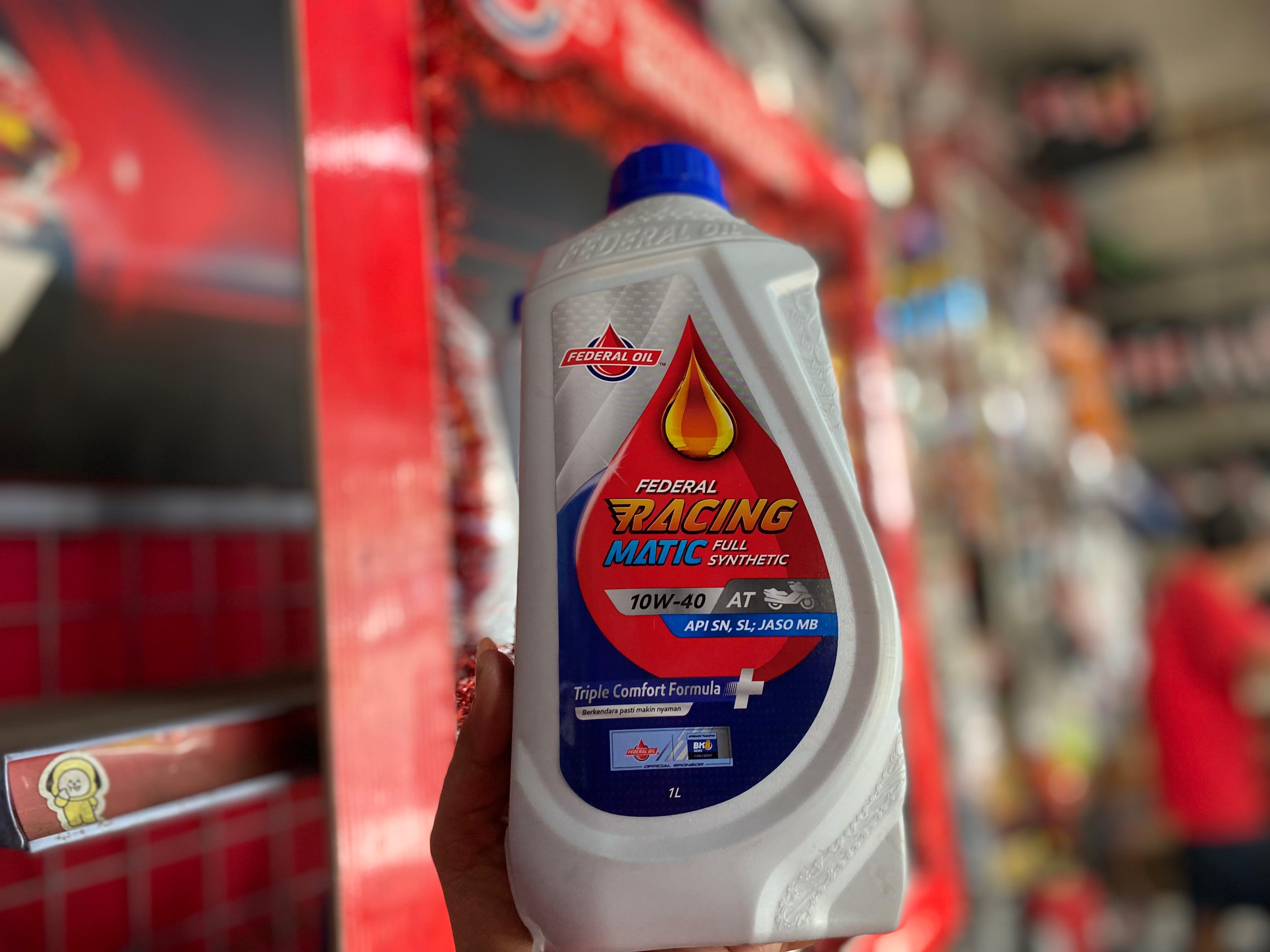 Federal Oil Rilis Federal Racing Matic Full Synthetic dengan Sertifikasi API SN