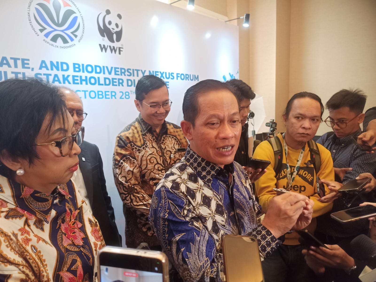 Menteri Lingkungan Hidup (LH)/Kepala Badan Pengendalian Lingkungan Hidup (BPLH) Hanif Faisol Nurofiq. Foto: apakabar.co.id/Kindy