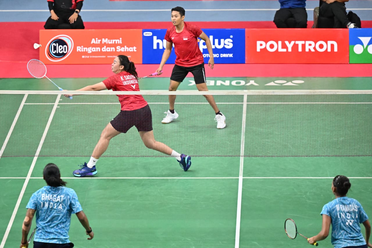 Indonesia Amankan Tiga Emas, India Jadi Lawan Utama Perebutan Juara Umum