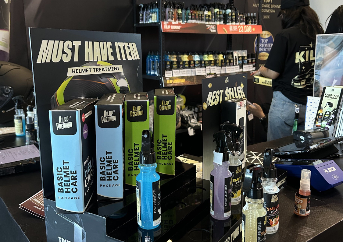 Kilap Premium Pamerkan Inovasi Perawatan Helm dan Apparel di IMHAX 2025