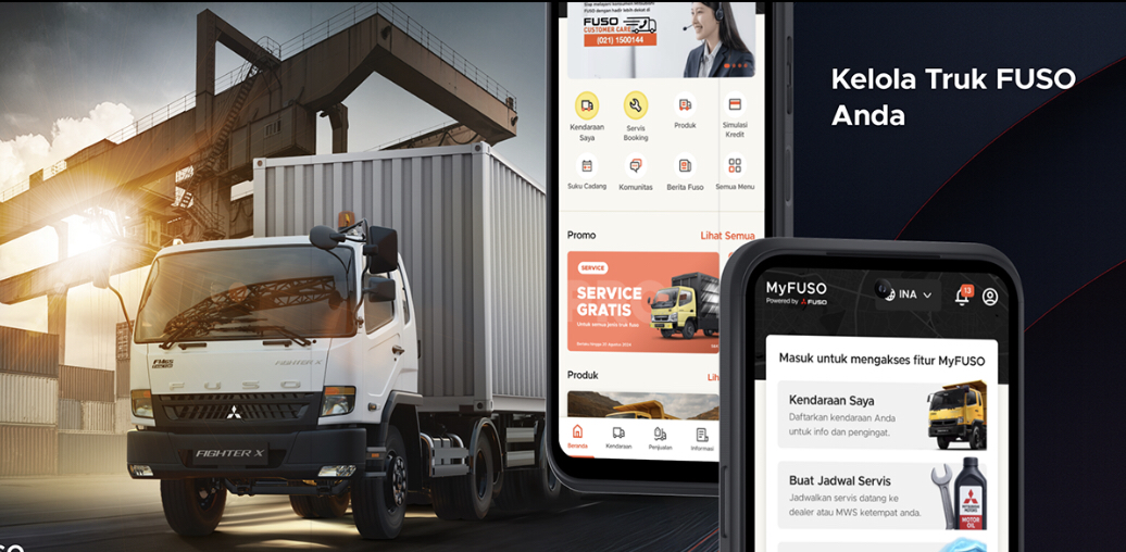 Mitsubishi Fuso Segarkan Aplikasi MyFUSO, Lebih Lengkap dengan 7 Fitur Baru