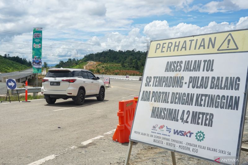 Tol Balikpapan–IKN Dibuka Gratis Selama Nataru, Catat Jam Operasionalnya