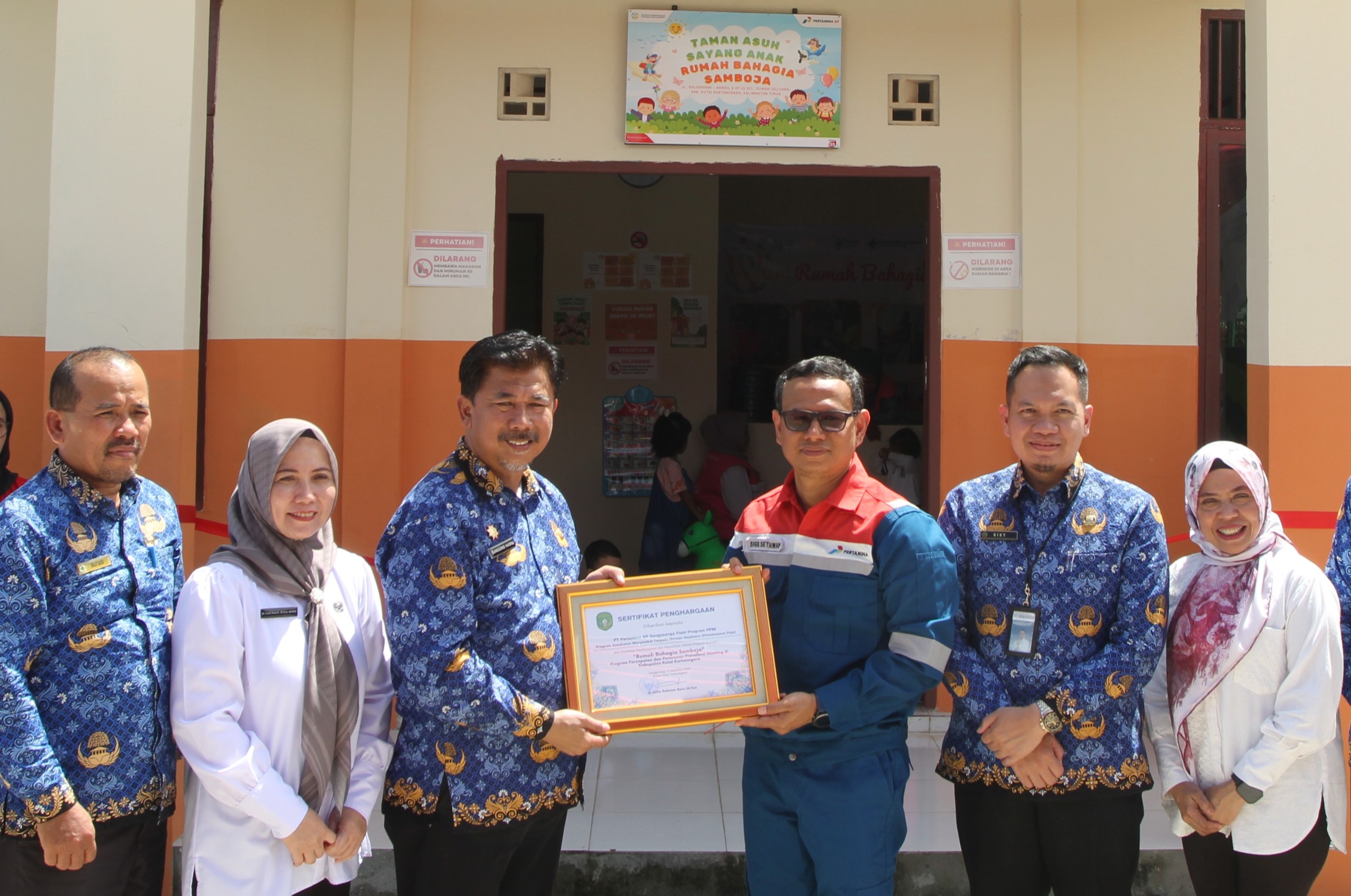 Inovasi Rumah Bahagia, Kisah Sukses PEP Sangasanga Field Dukung Penurunan Angka Stunting di Samboja