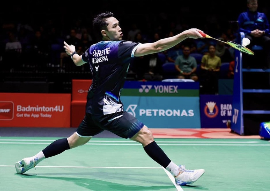 Jonatan Christie Tampil Tenang, Wakil Tuan Rumah Disingkirkan di Malaysia Open 2026