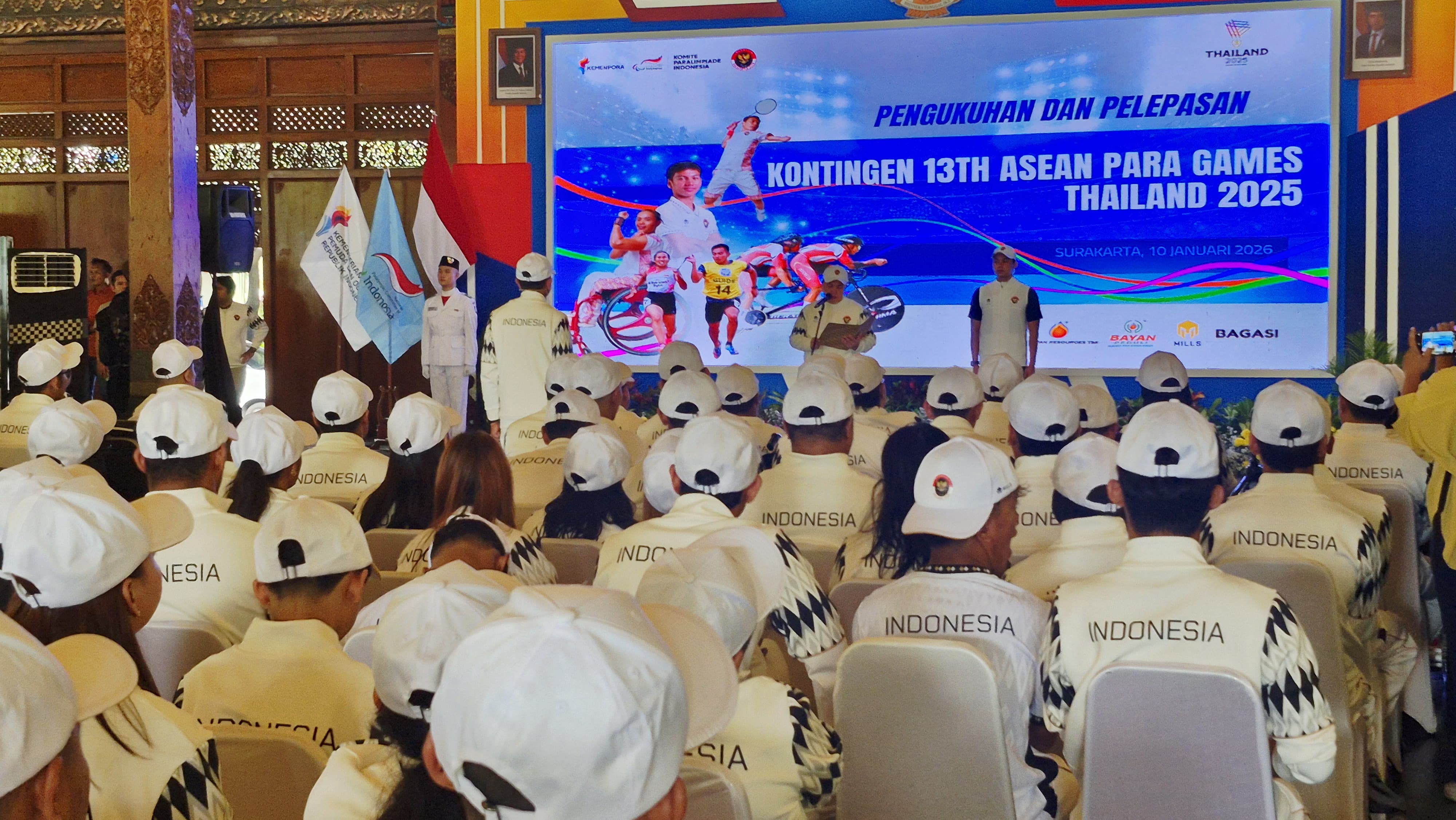 Indonesia Bidik 82 Emas di ASEAN Para Games Thailand 2025