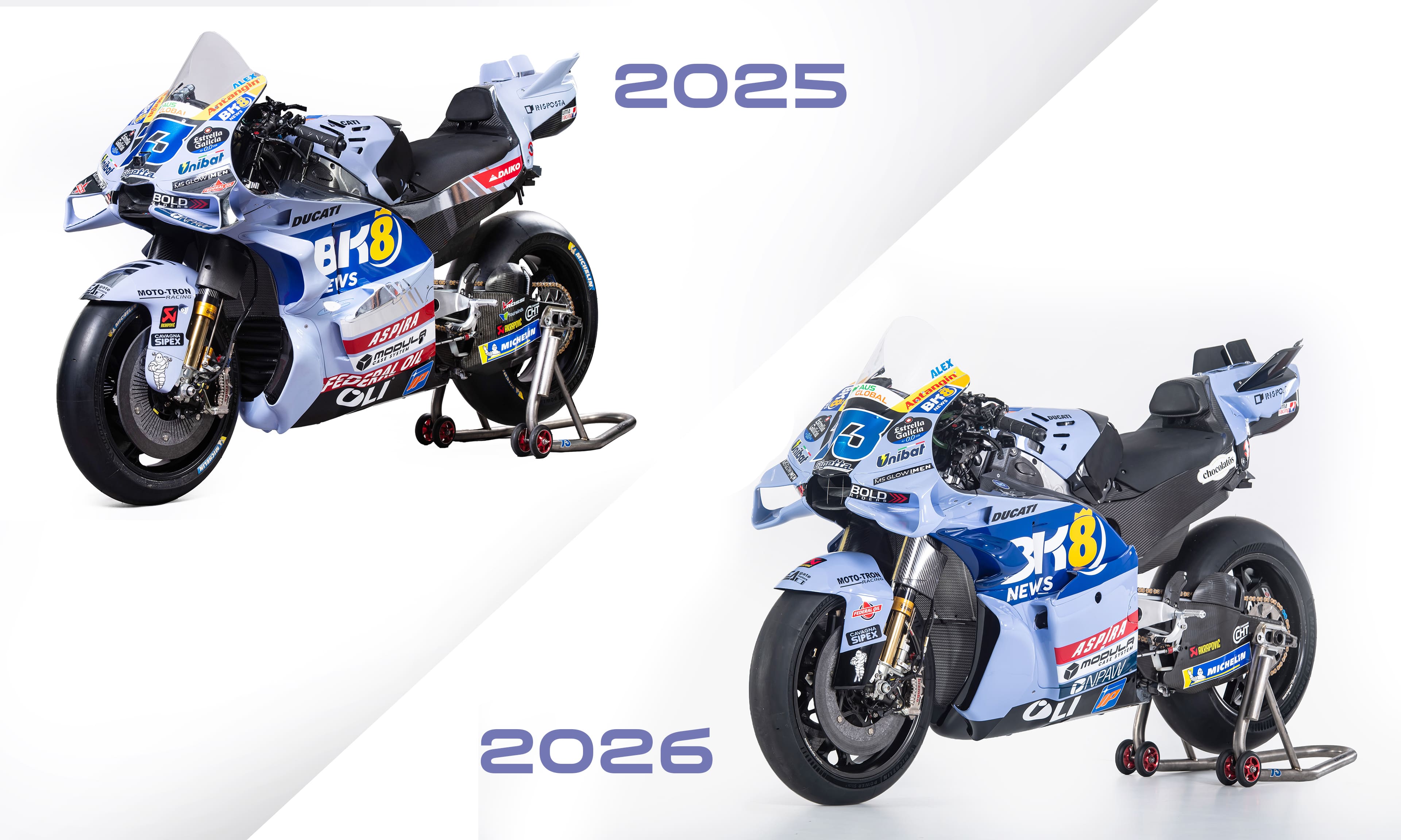 Aspira dan Gresini Racing Umumkan Livery Baru untuk MotoGP 2026
