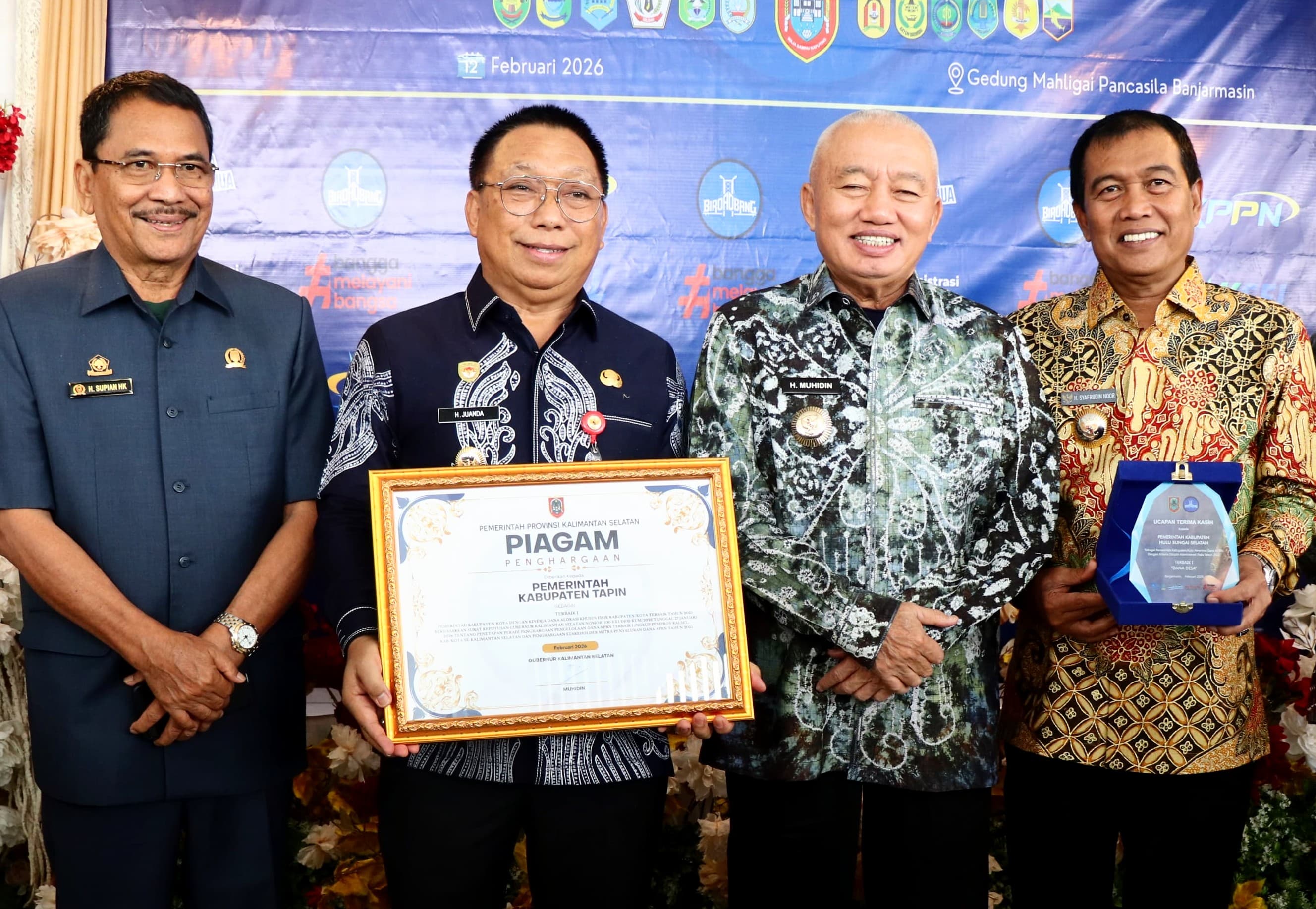 Tapin Terbaik di Kalsel, Serap 98 Persen DAK Fisik APBN 2025