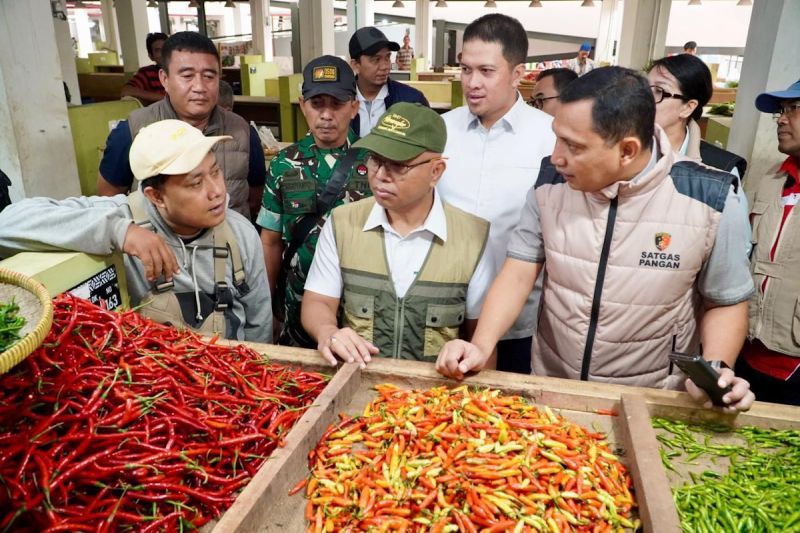 Bapanas Sidak Pasar, Harga Cabai dan Bawang Stabil Menjelang Ramadan