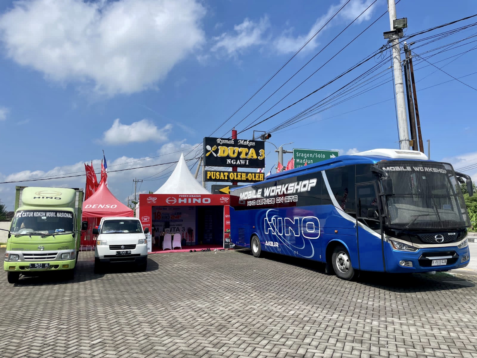 Posko Lebaran Hino 2026 Siaga 24 Jam, 18 Titik Jaga Bus dan Truk Tetap Prima di Jalur Mudik
