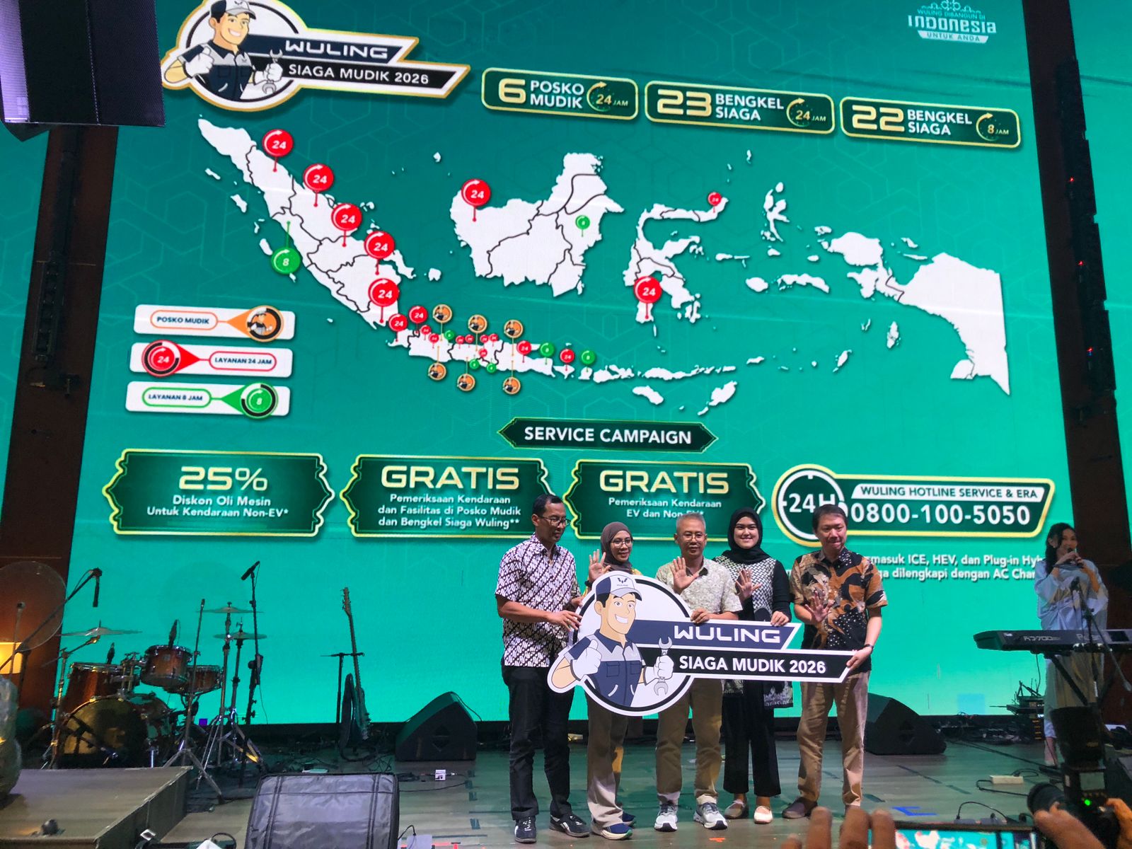 Wuling Siapkan Posko Mudik dan 45 Bengkel Siaga Sambut Lebaran 2026