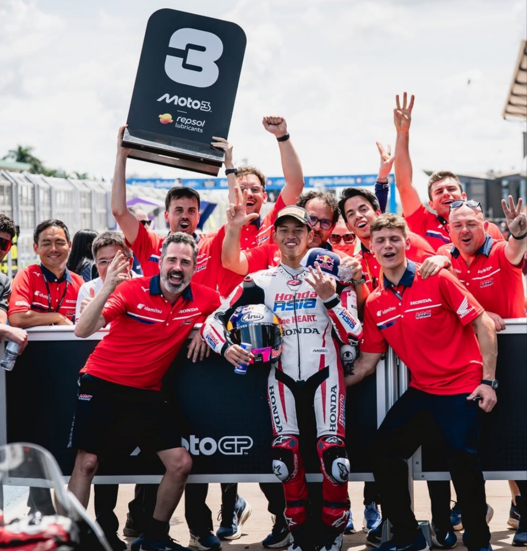 Dua Pembalap Indonesia Bersinar di Brasil, Veda Ega Naik Podium Tiga