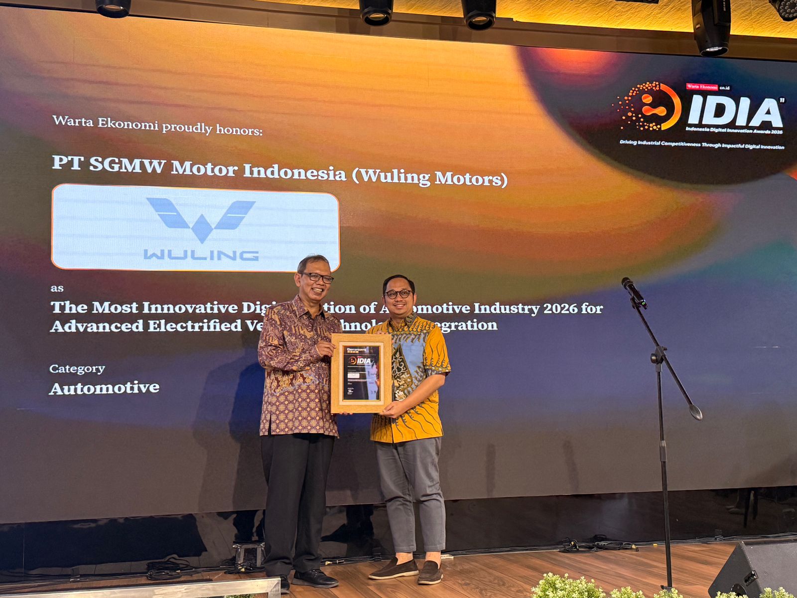 Wuling Raih Apresiasi dalam Ajang Indonesia Digital Innovation Awards (IDIA) 2026
