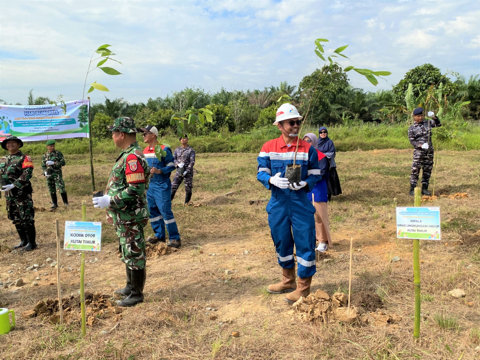Hari Bumi 2026, PEP Sangatta Field Tanam 333 Pohon