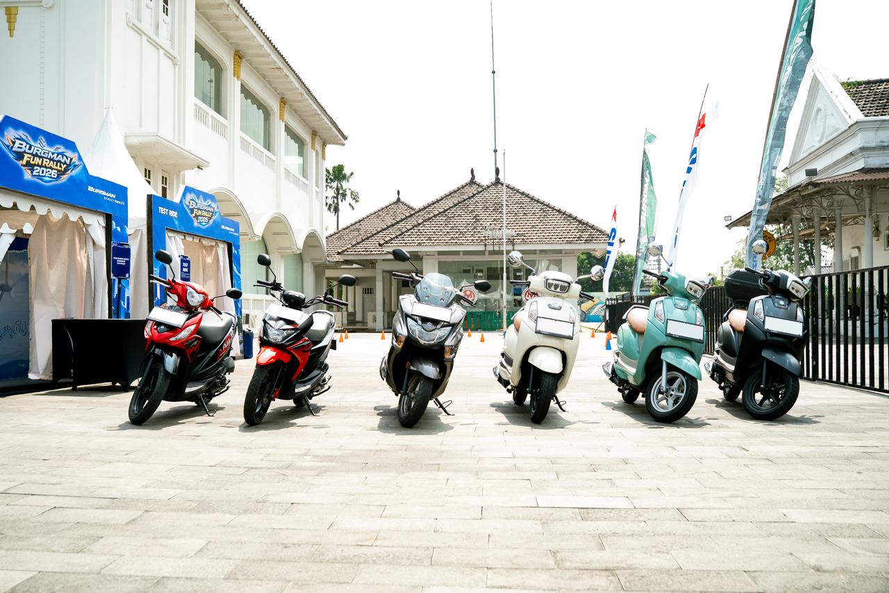 Ratusan Riders Ramaikan Suzuki Burgman Fun Rally 2026 di Bekasi