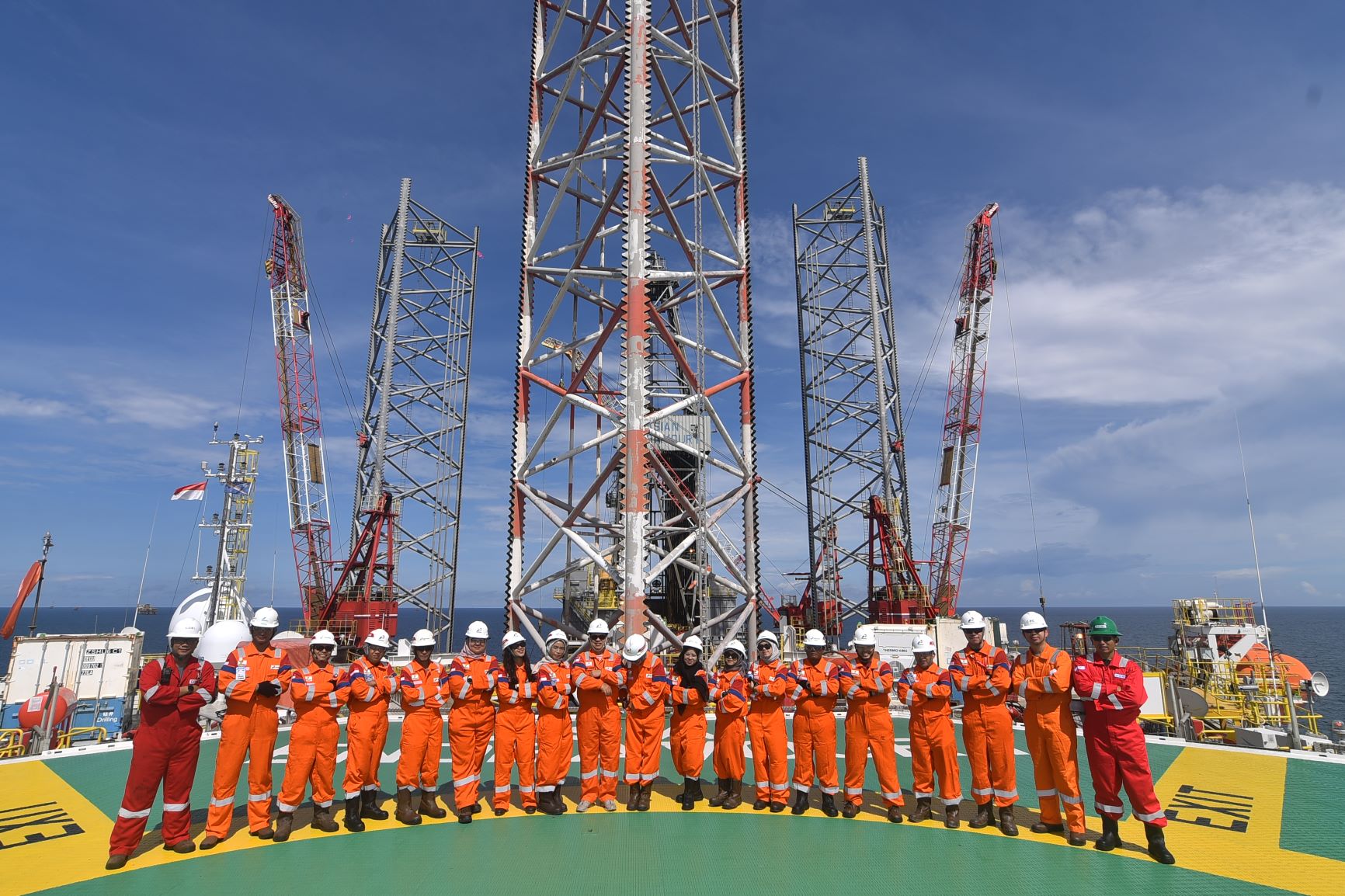 PT Pertamina Hulu Kalimantan Timur Hadirkan Pengalaman Lapangan di Rig Offshore bagi Awak Media