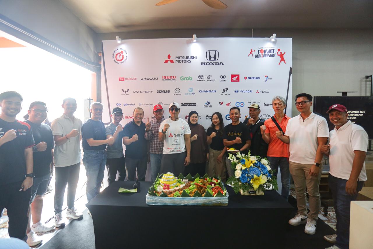 FORWOT Rayakan HUT ke-23 Lewat Turnamen Padel, Pererat Solidaritas Industri Otomotif