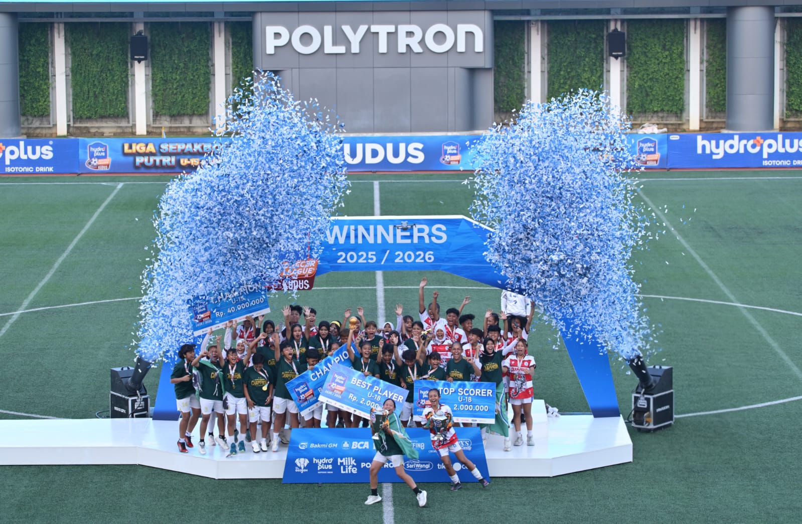 Scorpion FC dan Samba Persada Women Juara Hydroplus Soccer League Kudus