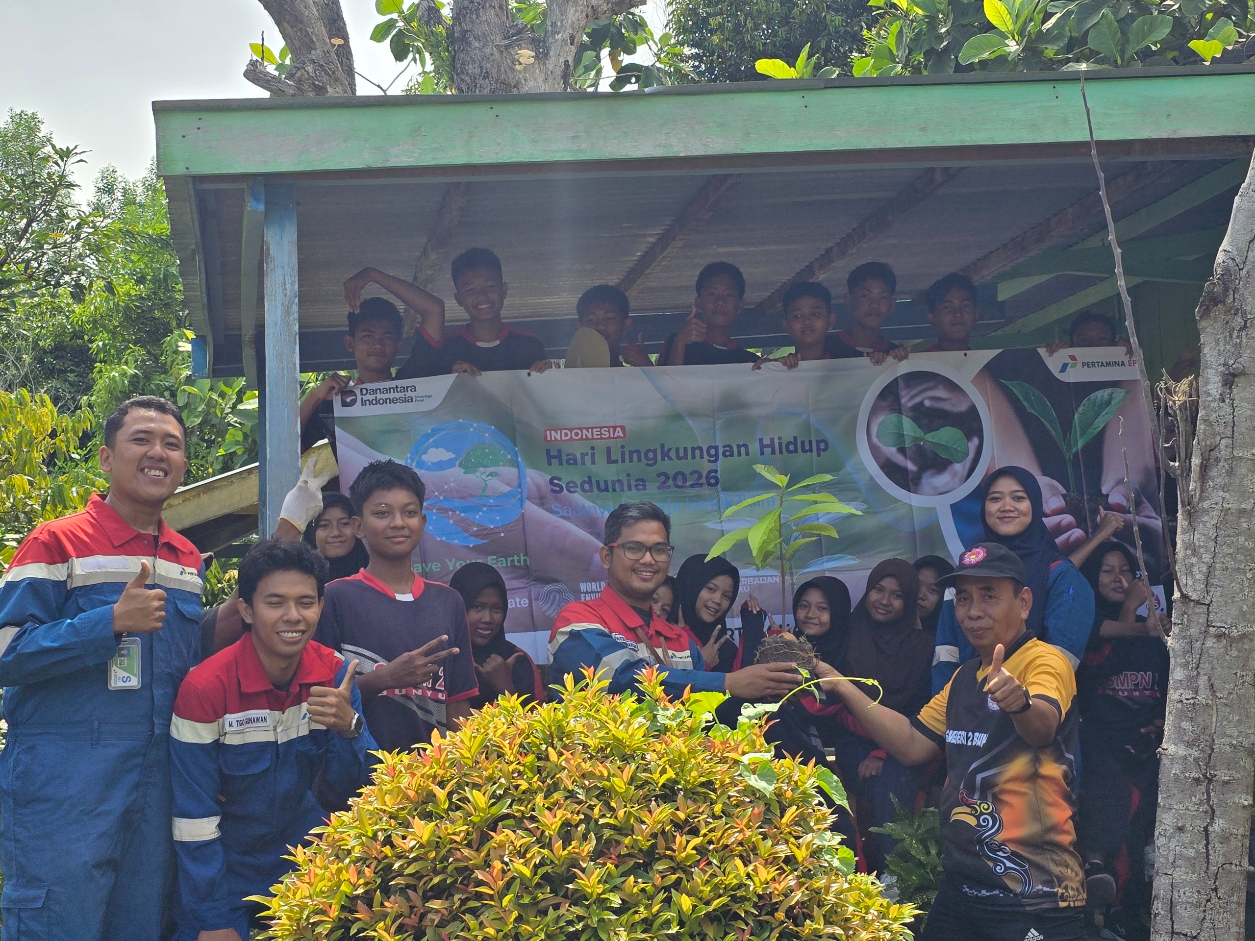Peringati Hari Lingkungan Hidup, Pertamina EP Bunyu Edukasi Siswa Kelola Sampah dan Mangrove