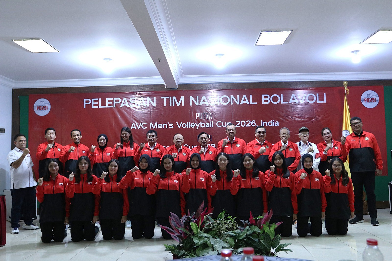 PBVSI Lepas Timnas Voli Indonesia ke Ajang Internasional