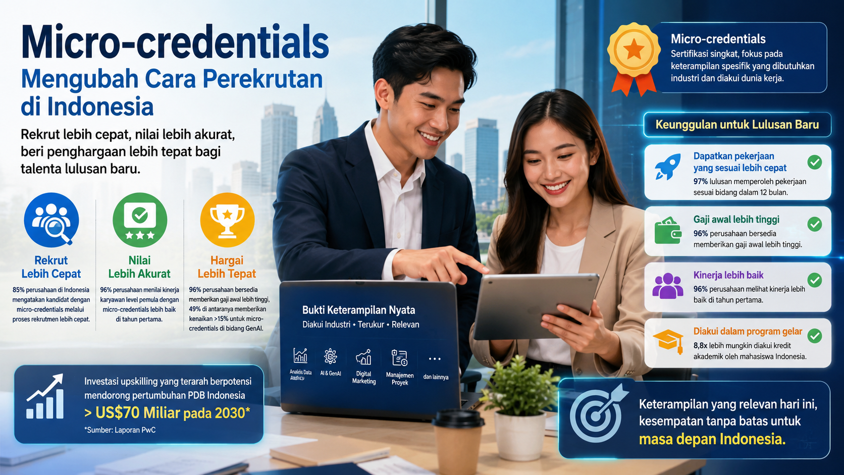 Micro-Credentials jadi Senjata Baru Rebut Karier di Indonesia