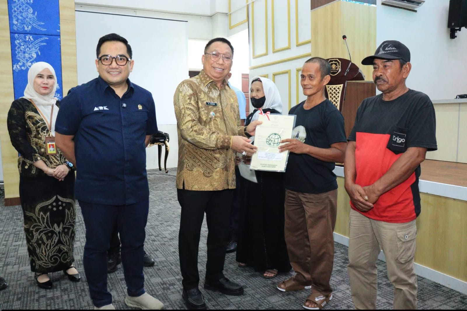 Wabup Tapin Sambut Ketua Komisi II DPR RI, Program PTSL Resmi Diluncurkan