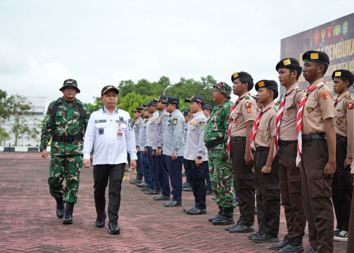TMMD 128 Fokus Bangun Infrastruktur Desa di Tapin