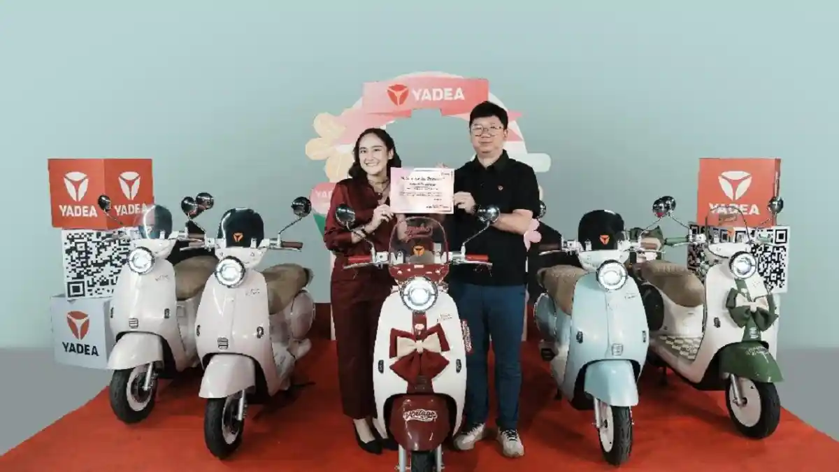 Beli Motor Listrik Yadea di PRJ 2026 Bisa Dapat Smart TV 43 Inci, Begini Syaratnya