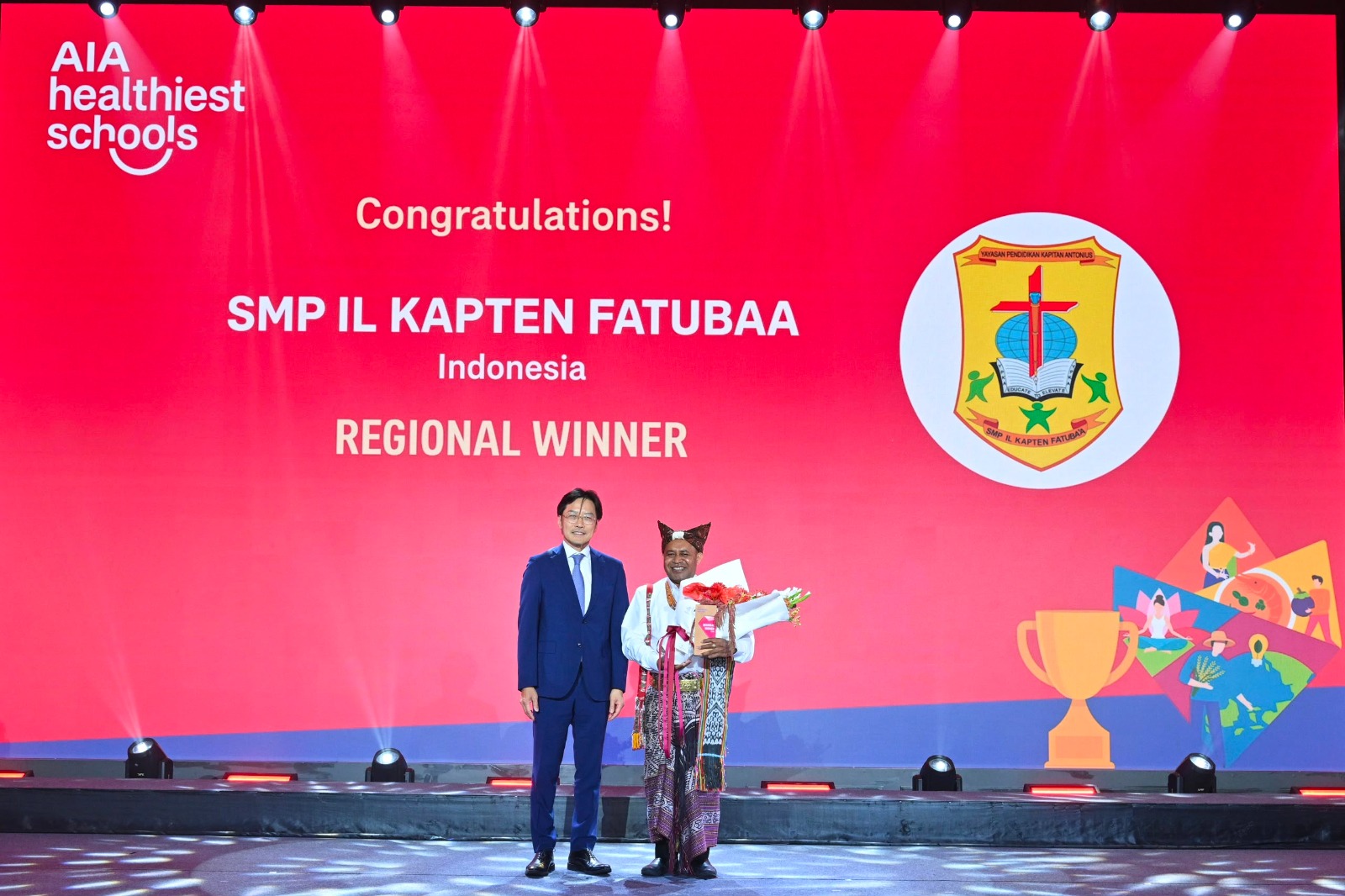SMP Asal Indonesia Juara AIA Healthiest Schools 2026, Olah Limbah Pisang Jadi Es Krim hingga Pupuk