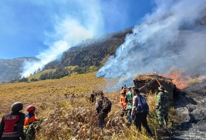 Tak Kunjung Padam, Karhutla di Gunung Bromo Meluas Sampai 10 Hektare