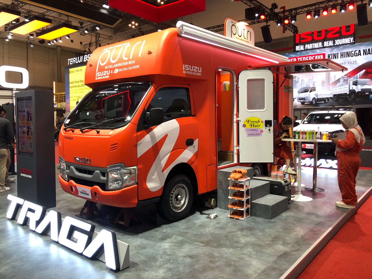 Isuzu Traga Disulap Jadi Salon Berjalan, Solusi Bisnis Kreatif di GIIAS 2026