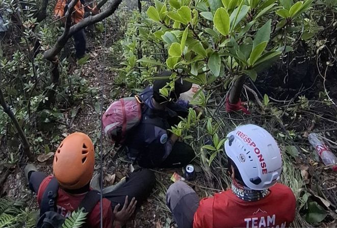 Kebakaran Lahan di Gunung Gede Mencapai 5,8 Hektare