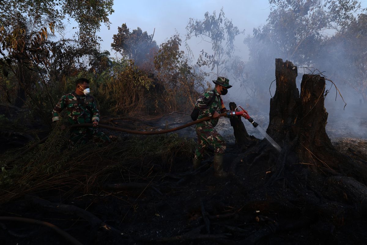 Karhutla Picu Kasus ISPA di Kalteng Meledak, Kesehatan Warga Terancam