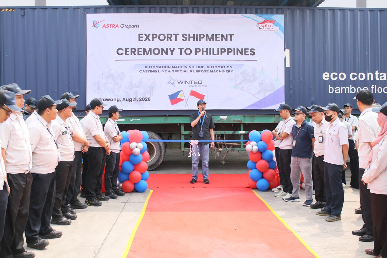 Astra Otoparts Bawa Teknologi Manufaktur Indonesia ke Filipina, WINTEQ Ekspor Mesin Otomasi