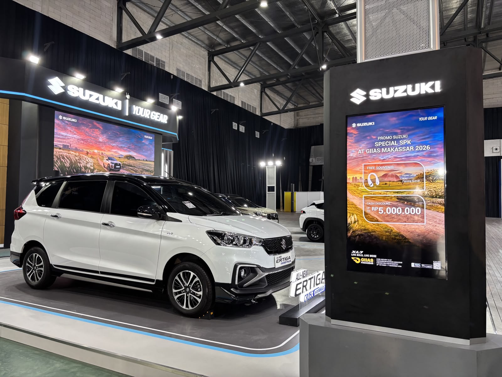 Penjualan Naik 31 Persen, Suzuki Pamer Mobil Hybrid di GIIAS Makassar 2026