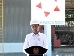 Jokowi Sebut Industri Amonium Nitrat di Kaltim Dukung Produktivitas Pangan