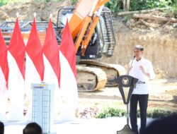 Jokowi Groundbreaking Kantor Bank Mandiri di IKN