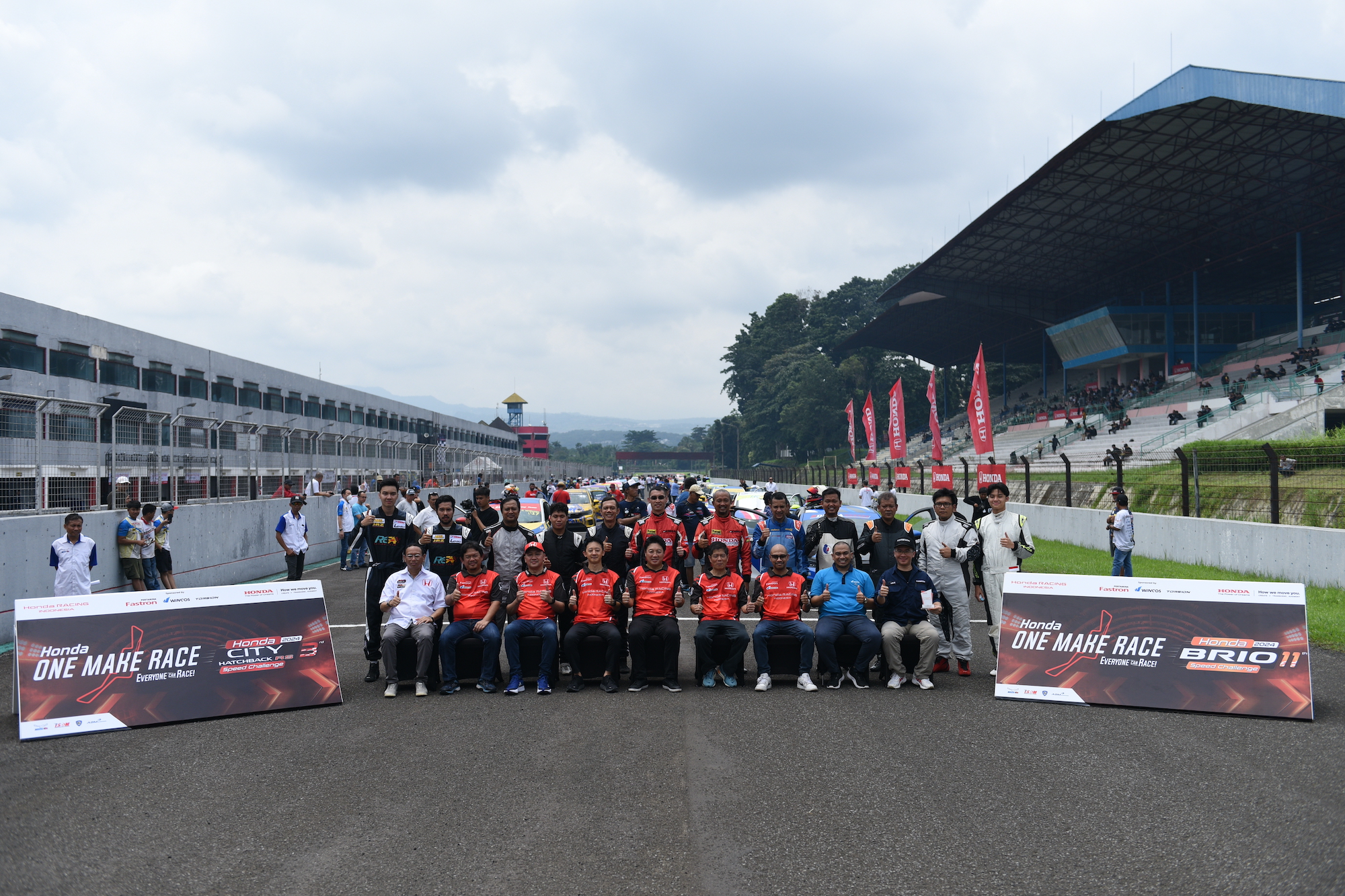 Tim Honda Racing Indonesia mengumumkan susunan pembalap yang akan berlaga di ISSOM 2024 - apakabar.co.id