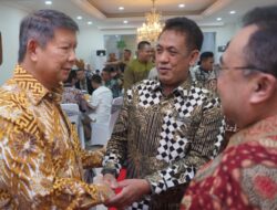 Open House Dasco, Adik Prabowo Nanya Kabar Kalsel ke SBR