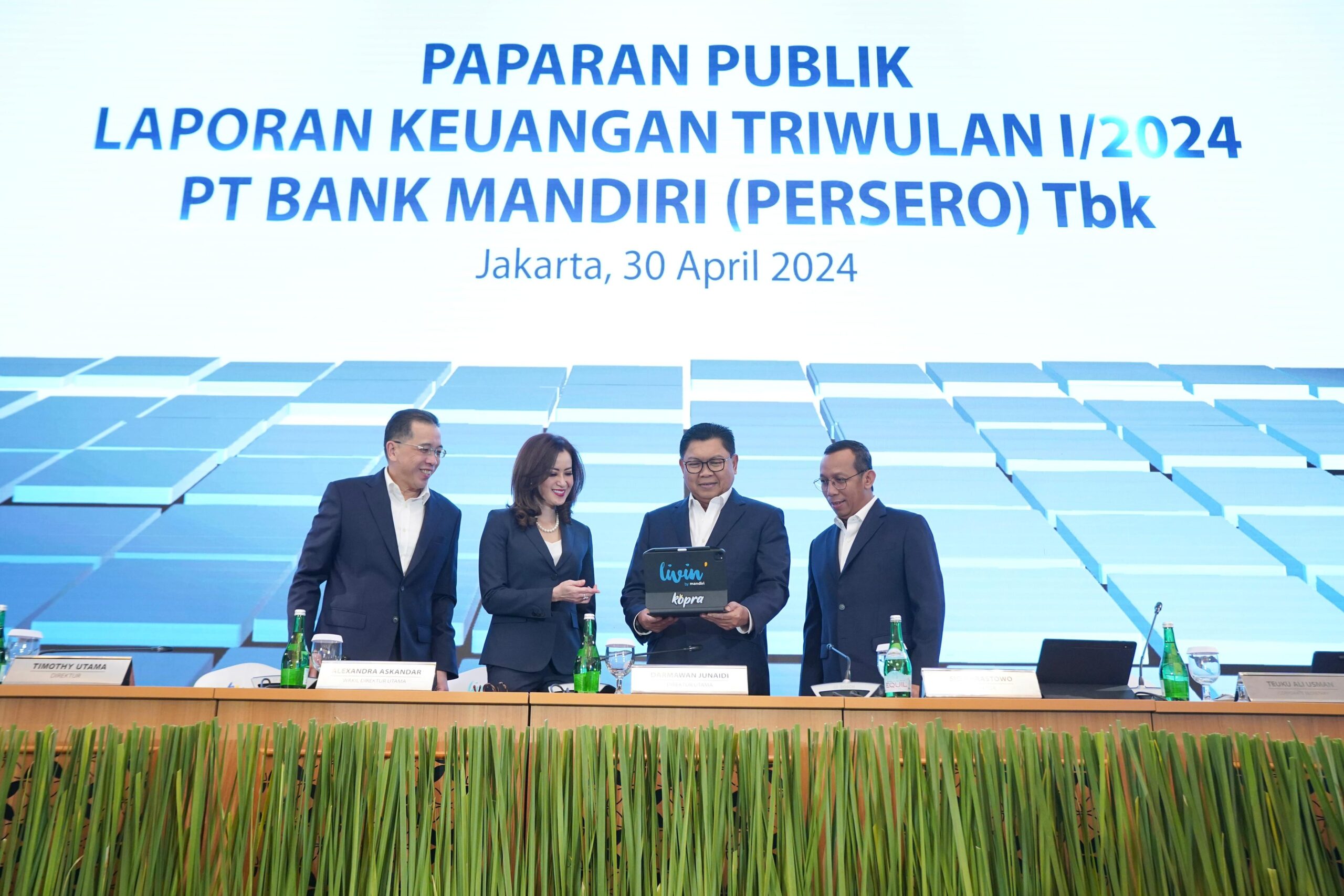 Bank Mandiri menyalurkan kredit konsolidasi sebesar Rp1.435 triliun pada kuartal I 2024, meningkat 19,1 persen yoy - apakabar.co.id