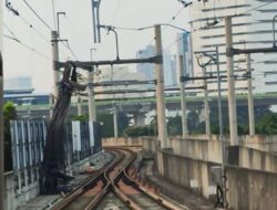 Besi Crane Jatuh, Pihak MRT Pastikan Tidak Ada Korban