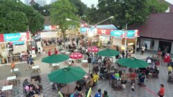 Area kuliner di Taman Rekreasi Jakarta Fair 2024 - apakabar.co.id