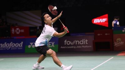 Kehilangan Fokus, Anthony Ginting Tersingkir di Indonesia Open 2024