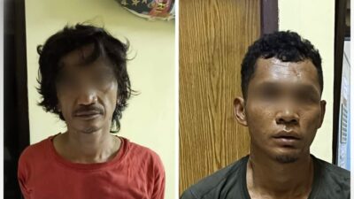 Dua Pria Pengangguran Ditangkap Polisi Usai Curi Kabel PLN di Tambora