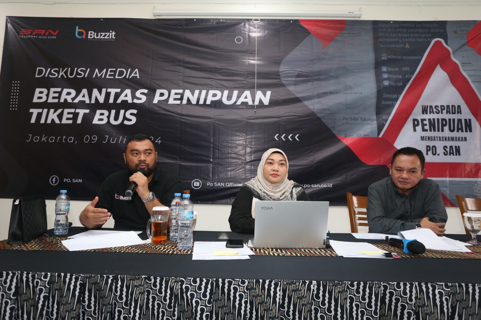 Diskusi media waspada penipuan tiket bus - apakabar.co.id