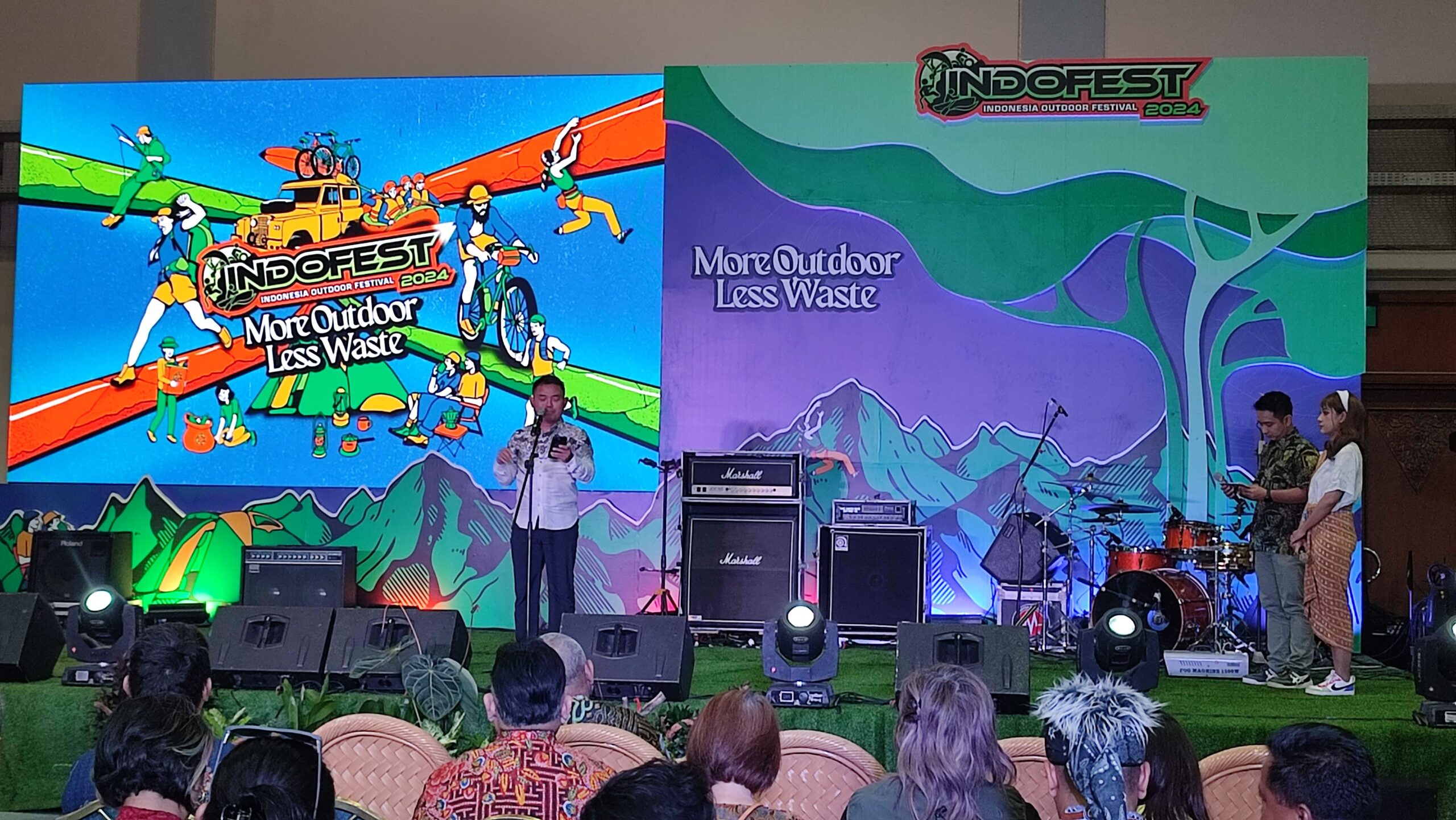 Prosesi pembukaan Indofest 2024 di JCC, Senayan, Kamis (4/7) - apakabar.co.id