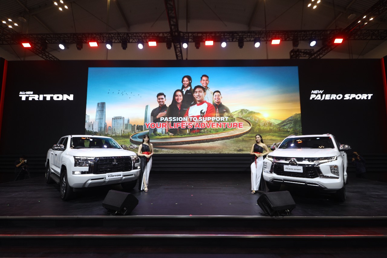 Mmksi meluncurkan mitsubishi all new triton dan new pajero sport di giias 2024 - apakabar.co.id