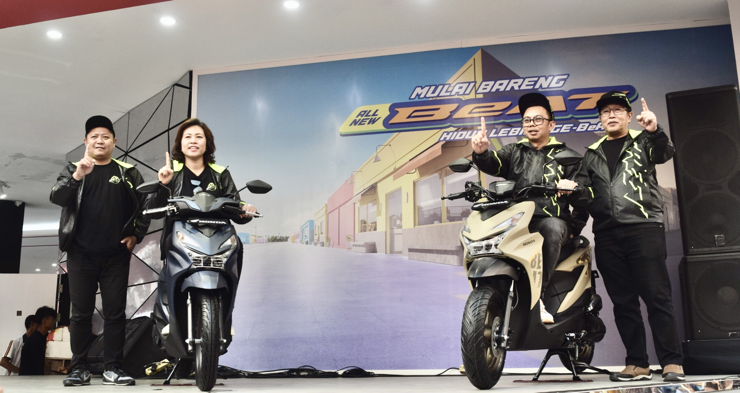 Sesi peluncuran All New Honda BeAT oleh PT Wahana Makmur Sejati di Jakarta Fair 2024 - apakabar.co.id