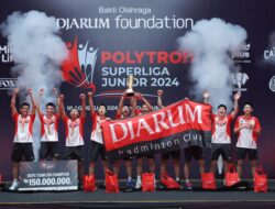 Ukir Sejarah Baru, PB Djarum Borong Piala Polytron Superliga Junior 2024