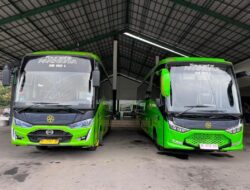 PO Puspa Jaya Tambah 2 Armada Baru, Pakai Sasis Hino GB BUS 150 L